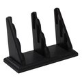 Wooden Mallet 6 Pocket Countertop Business Card Holder; Black BCC2-6BK